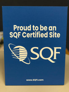 SQF Certified Site Table Sign
